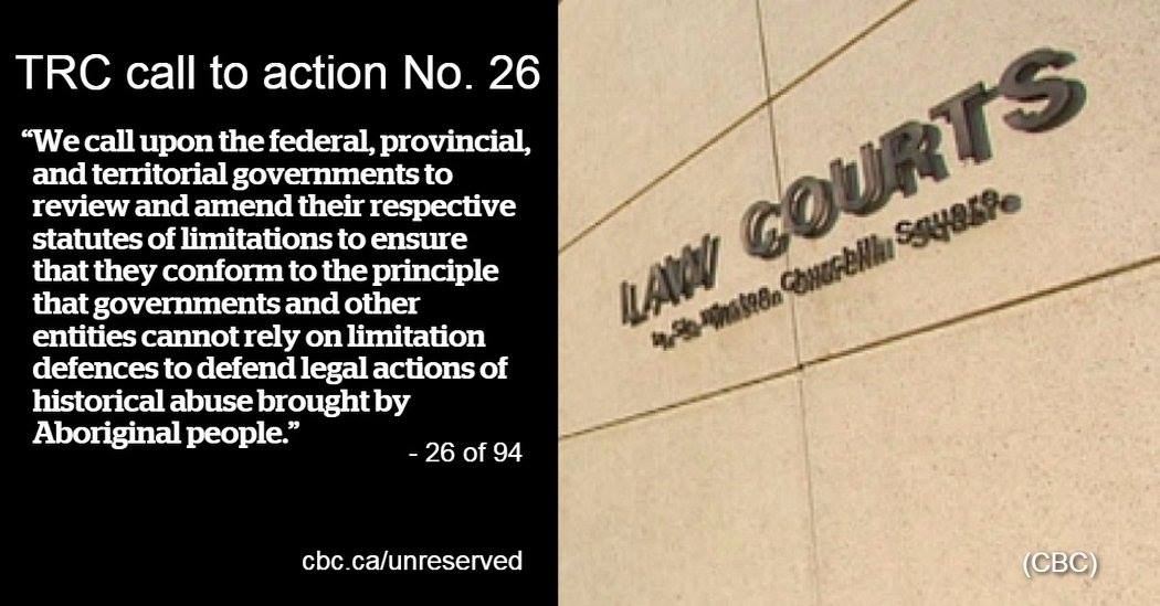 Truth and Reconciliation Commission (TRC) Call to Action #26