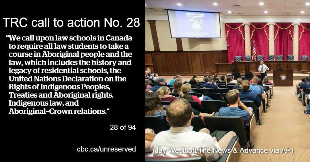 Truth and Reconciliation Commission (TRC) Call to Action #28