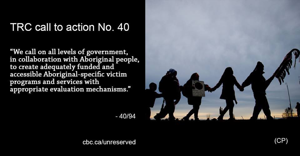 Truth and Reconciliation Commission (TRC) Call to Action #40