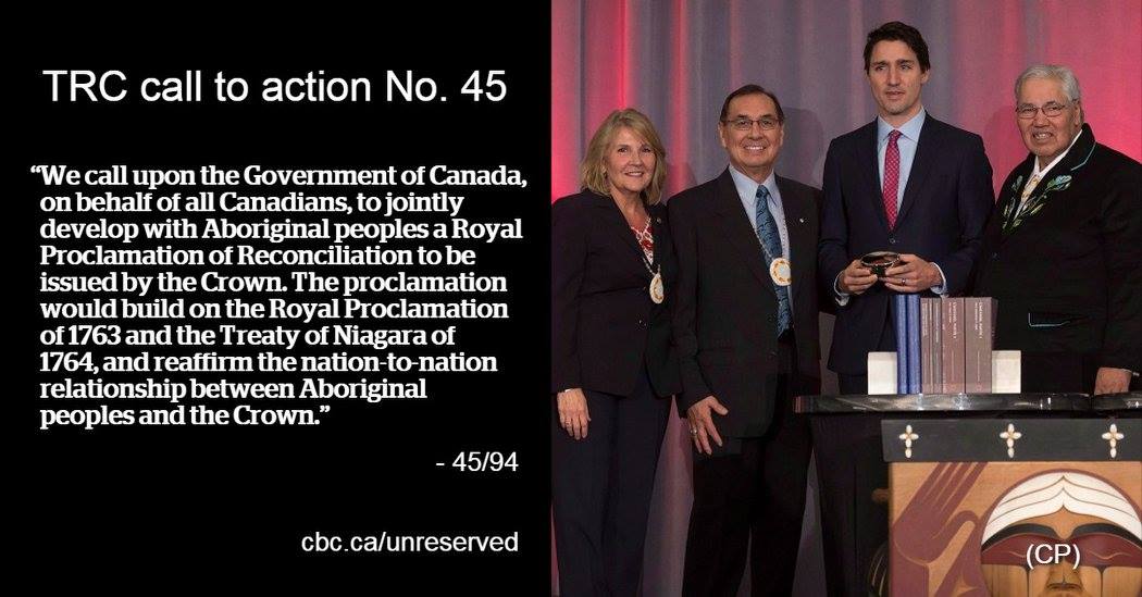 Truth and Reconciliation Commission (TRC) Call to Action #45