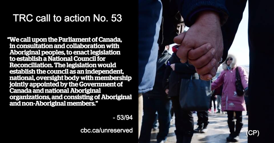 Truth and Reconciliation Commission (TRC) Call to Action #53