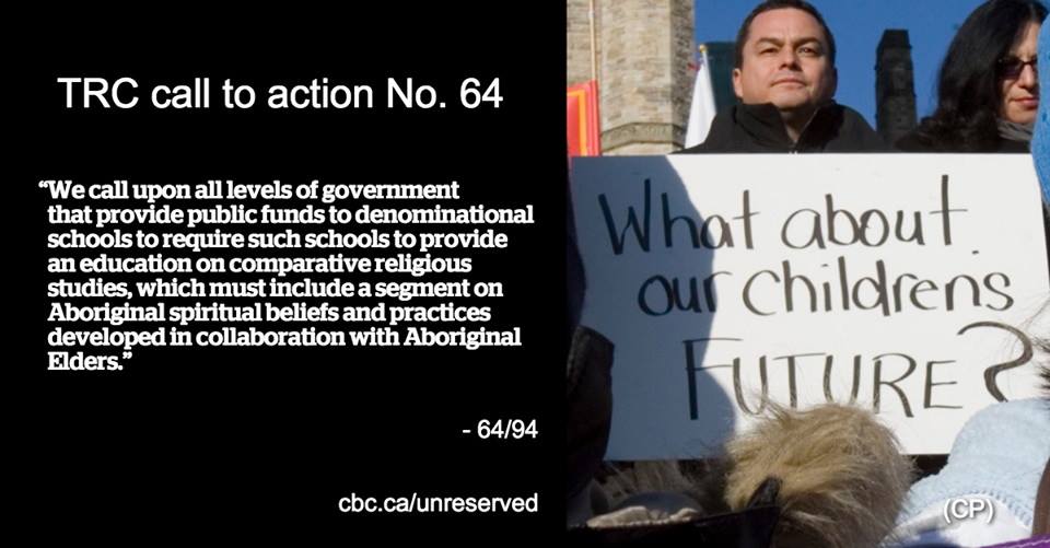 Truth and Reconciliation Commission (TRC) Call to Action #64