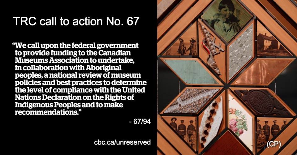 Truth and Reconciliation Commission (TRC) Call to Action #67