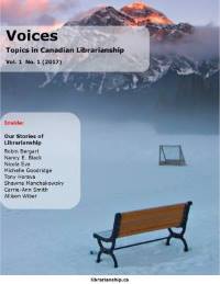 Cover of Voices volume 1, number 1