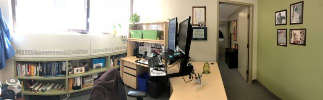 Photo of Alexandra Yarrow's office