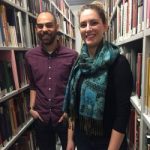 Michelle Lovegrove Thomson (right), Senior Manager, and Jason Cheong, Manager of Special Collections.