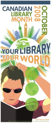Canadian Library Month 2008 poster