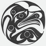 HASTAC 2019 conference logo (designed by Musqueam (xʷməθkʷəy̓əm) artist, Diamond Point)