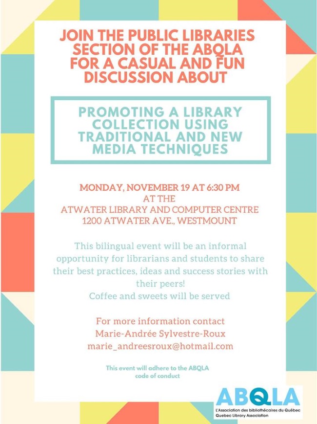Promoting A Library Collection Using Traditional and New Media Technique