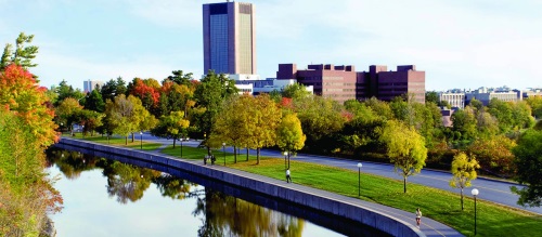 Photo of the Carleton University campus