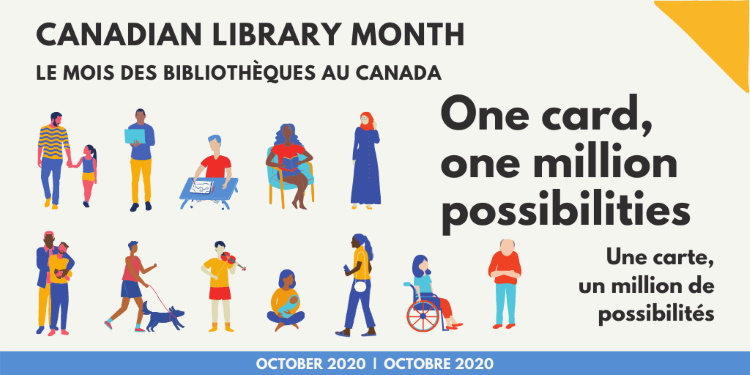 Promotional Materials Available for 2020 Canadian Library Month, Provincial Library Weeks