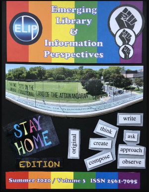 Cover of the third volume of Emerging Library & Information Perspectives (ELIP)