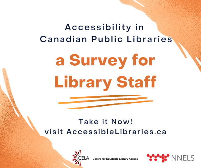 Survey for Library Staff on Accessibility in Canadian Public Libraries