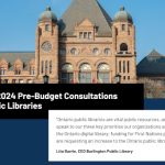 Ontario 2024 Pre-Budget Consultations and Public Libraries