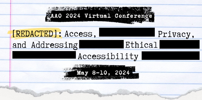 Archives Association of Ontario (AAO) Virtual Conference 2024