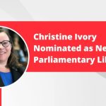 Christine Ivory Nominated as New Parliamentary Librarian