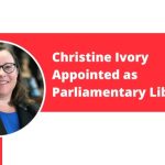 Christine Ivory appointed as Parliamentary Librarian