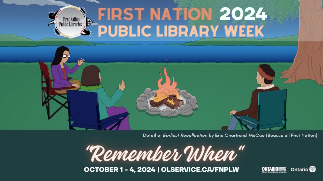 Promotional materials available for First Nation Public Library Week 2024