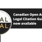 Canadian Open Access Legal (COAL) Citation Guide now available