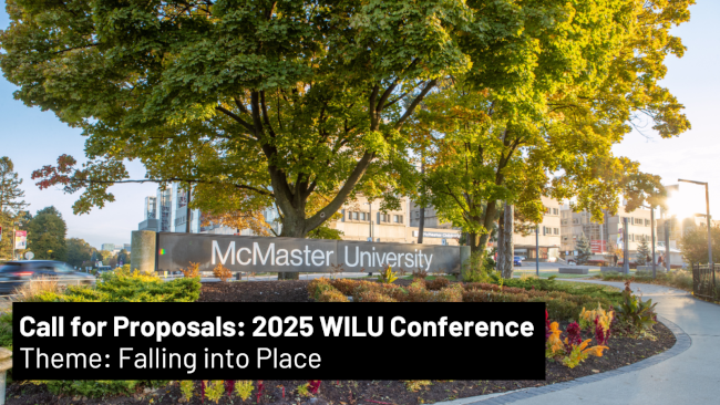 Call for Proposals: 2025 WILU Conference