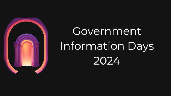 Government Information Days 2024: Program and Registration Information