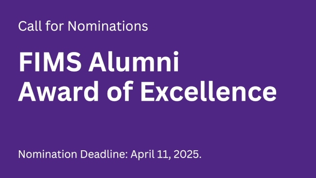 Call for Nominations: Western FIMS Alumni Award of Excellence