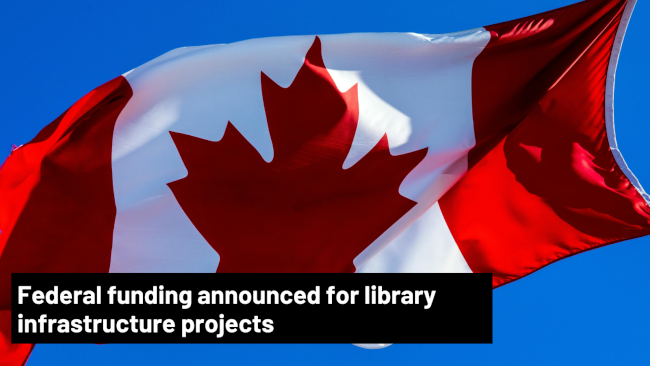 Federal funding announced for library infrastructure projects