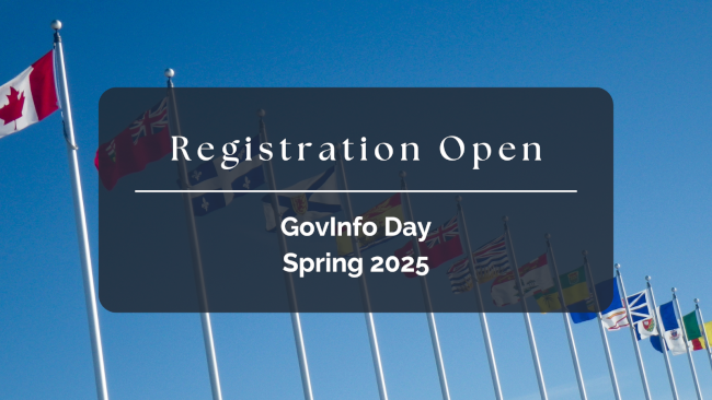 Announcing GovInfo Day Spring 2025: Registration open