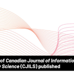 New issue of Canadian Journal of Information and Library Science (CJILS) published