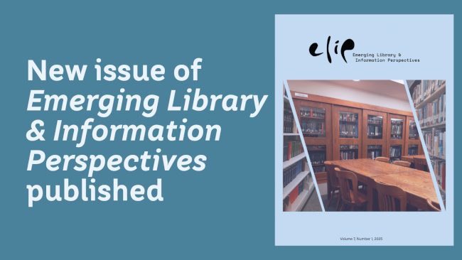New issue of Emerging Library & Information Perspectives (2025) published