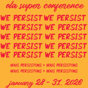 Ontario Library Association (OLA) Super Conference 2026