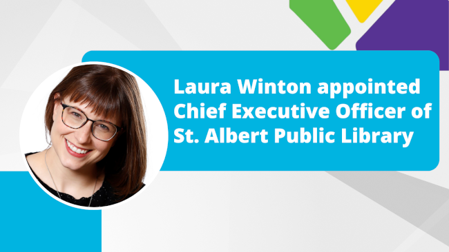 Laura Winton appointed Chief Executive Officer of St. Albert Public Library