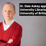 Dale Askey appointed University Librarian, University of British Columbia