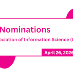 Call for Nominations: Canadian Association for Information Science (CAIS) 2026 Awards