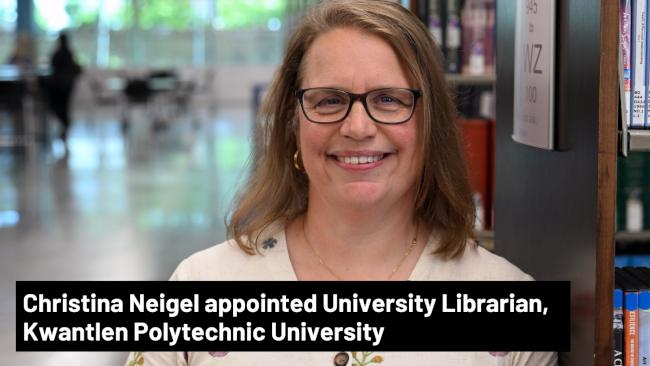 Christina Neigel appointed University Librarian, Kwantlen Polytechnic University