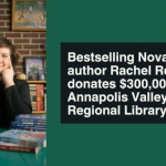 Bestselling Nova Scotia author Rachel Reid donates 0,000 to Annapolis Valley Regional Library