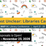 Call for Proposals: 2027 BC Library Conference