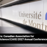 Call for Papers: Canadian Association for Information Science (CAIS) 2027 Annual Conference